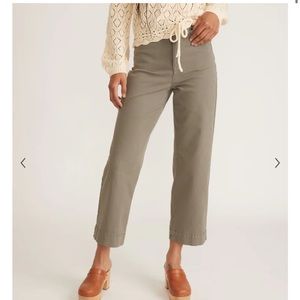 Marine Layer: Bridget Wide Leg Crop Pants | Size 4
